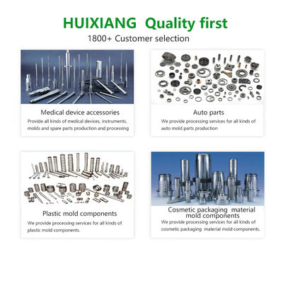 Gas Nitriding Orvar Supreme Plastic Mould Parts , Core Inserts Plastic Molded Parts
